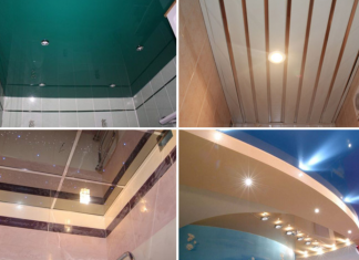 What’s the best ceiling in the bathroom