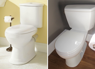 What is the flow rate of the toilet bowl Toto Drake, which is the “water surface area”