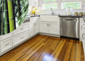 What are woven bamboo floors