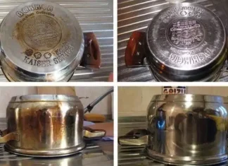 How do I remove stains with stainless steel