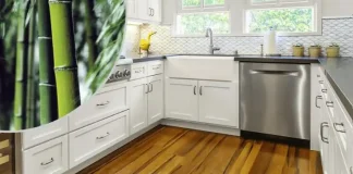 What are woven bamboo floors