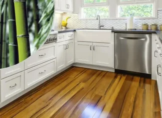 What are woven bamboo floors