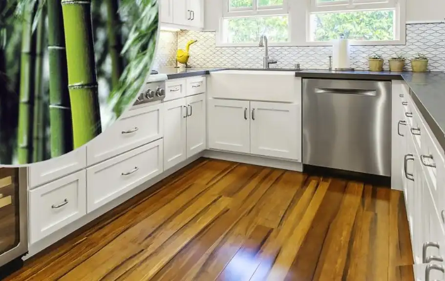 What are woven bamboo floors